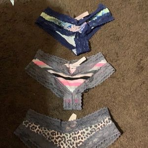 Victoria secret cheeky panties s NWT bundle